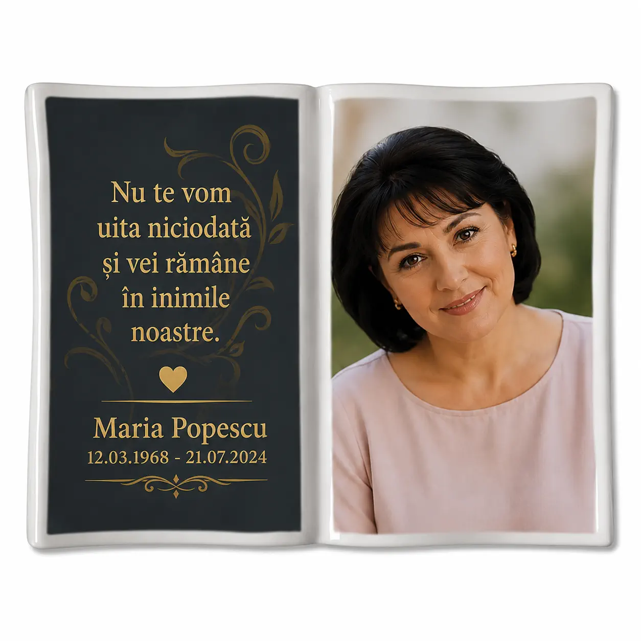Poză ceramică Carte pentru monument