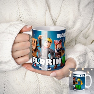 Cana Roblox personalizata cu numele tau