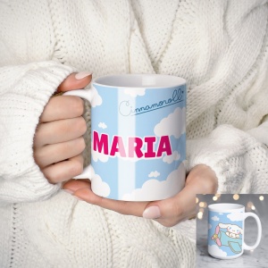 Cana Cinnamoroll personalizata cu numele tau