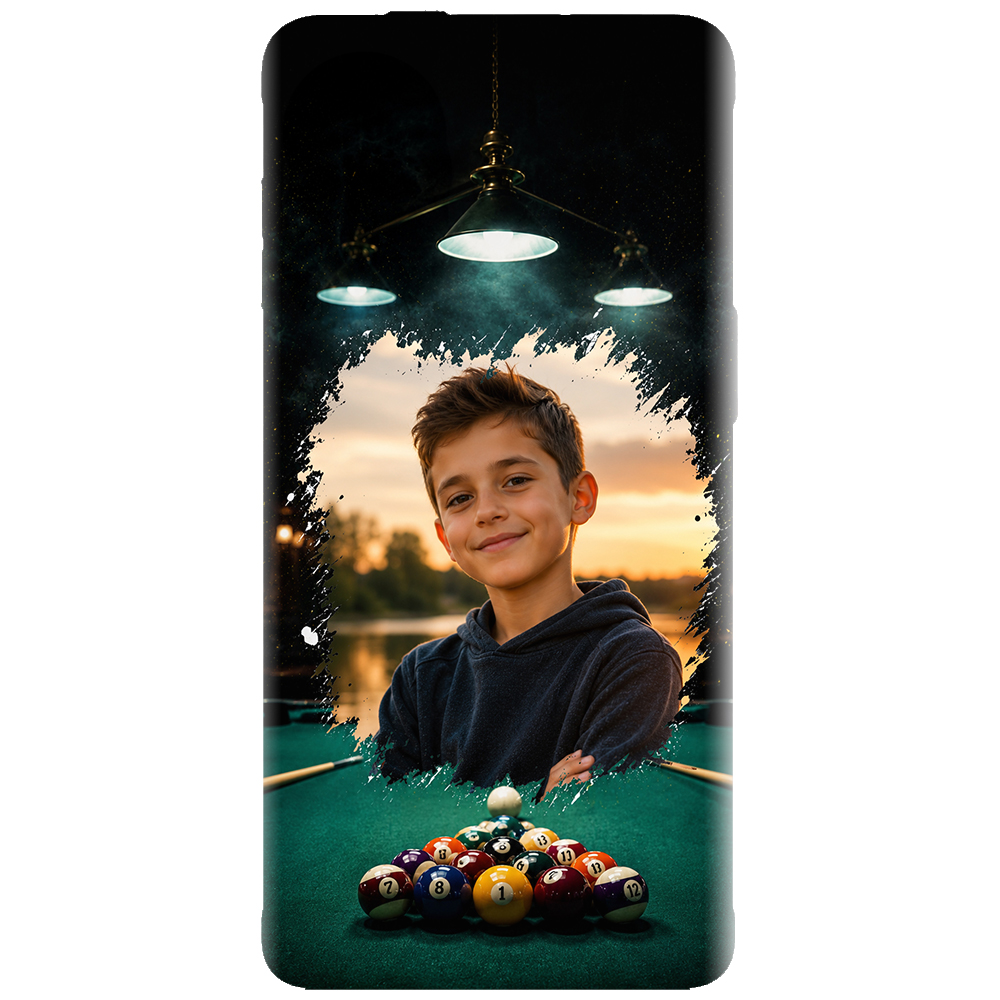 Husă personalizată cu fotografie – Billiard Master