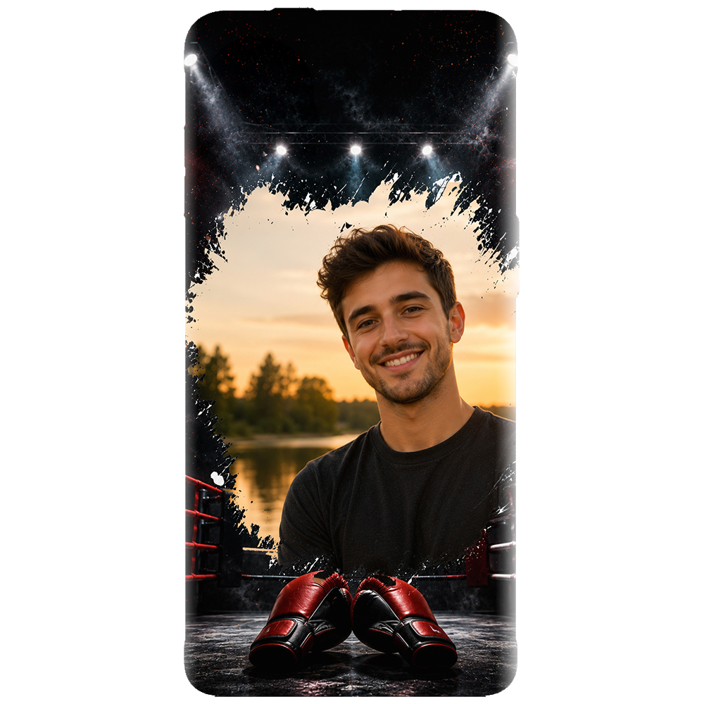 Husă personalizată cu fotografie – Boxing Champion