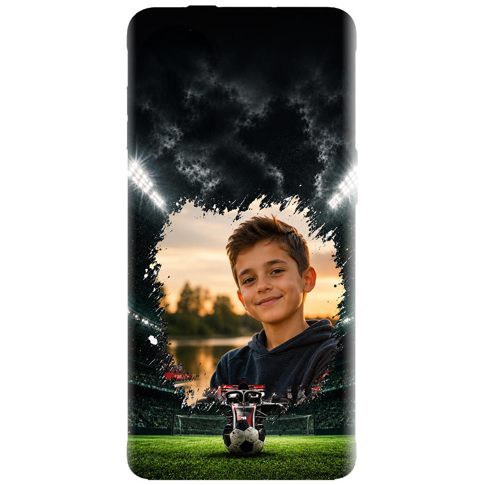 Husă personalizată cu fotografie – Football Champion