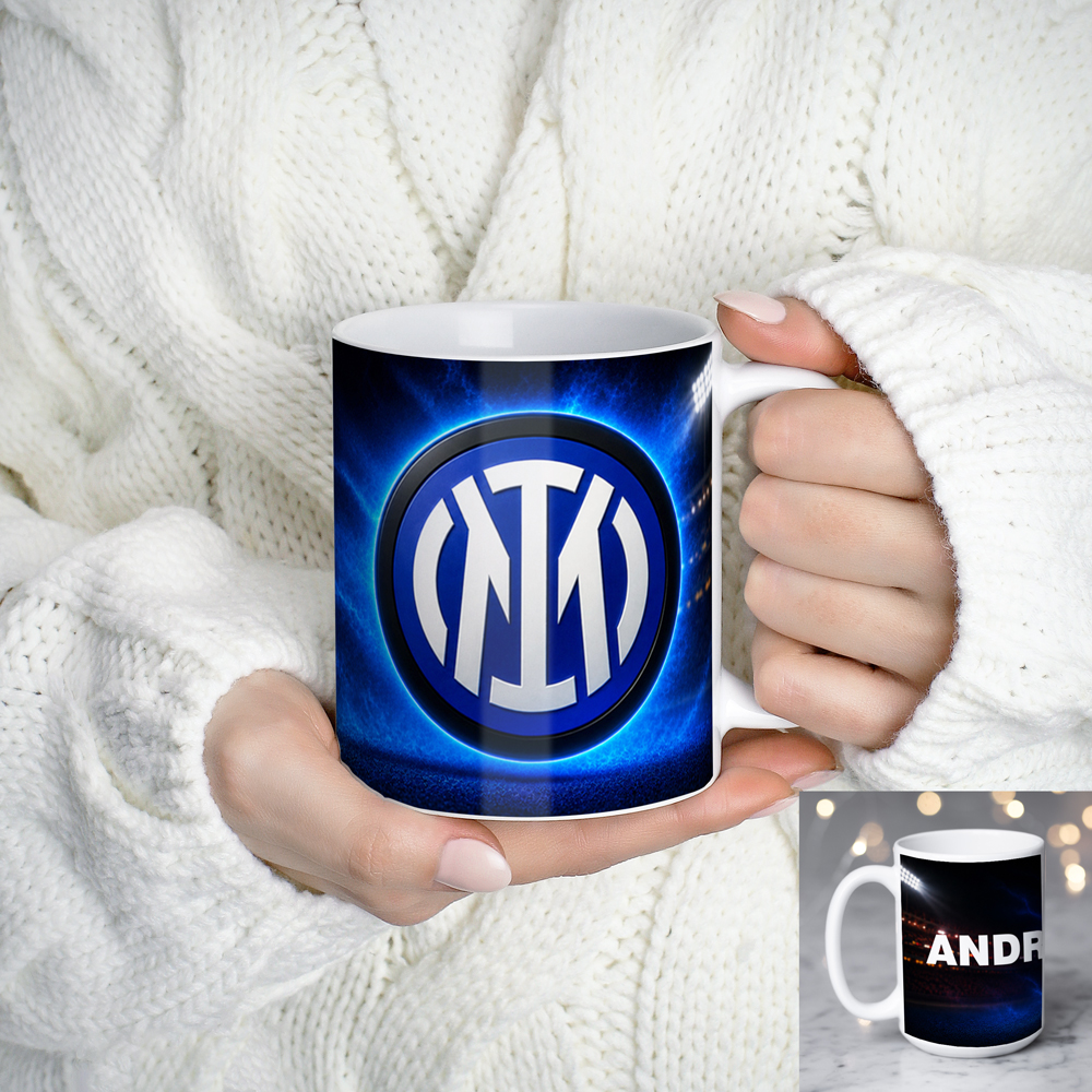 Cana Inter Milan personalizata cu numele tau