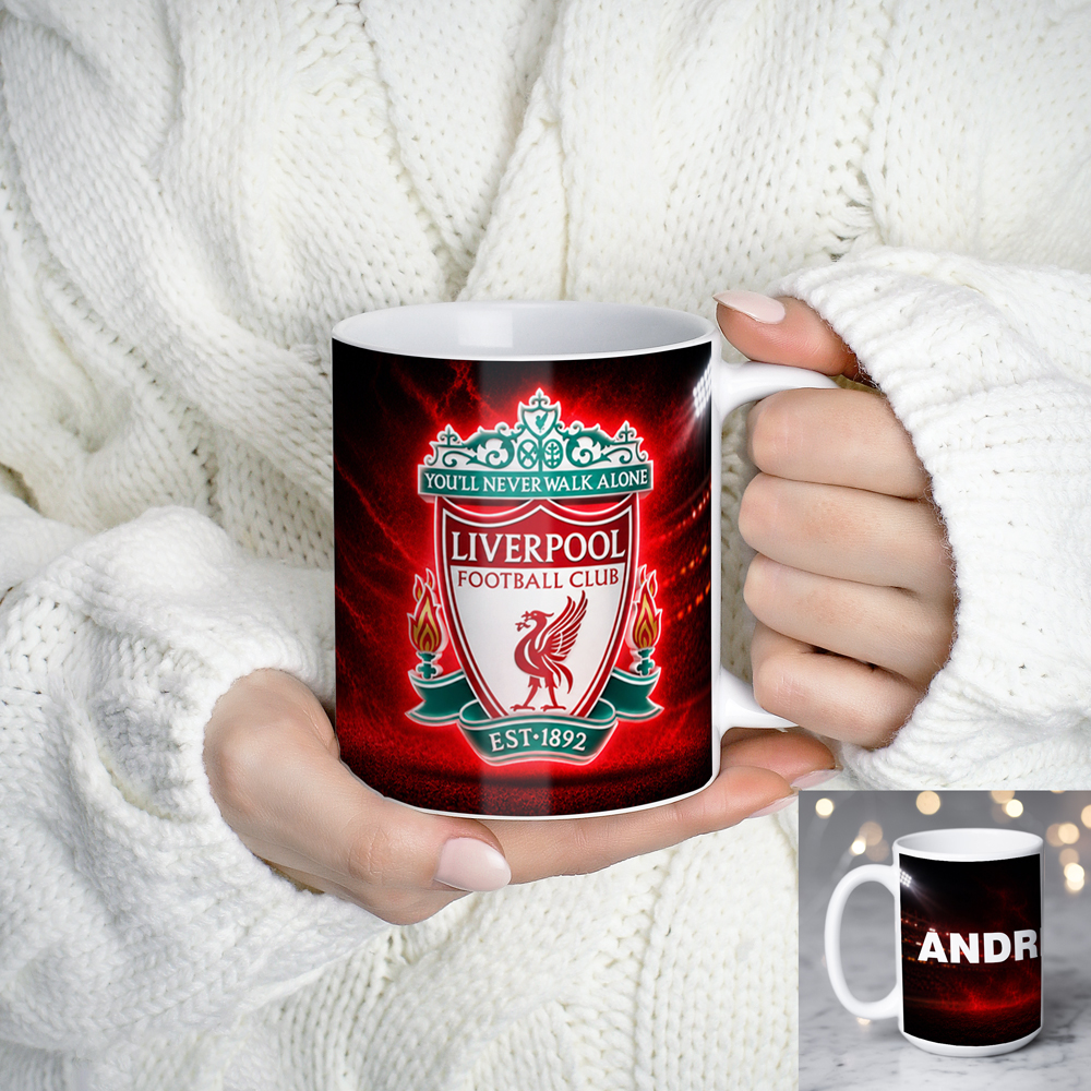 Cana Liverpool personalizata cu numele tau