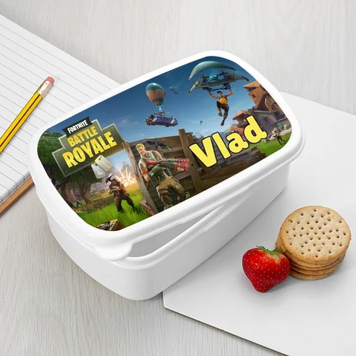 Caserola personalizata cu Fortnite si nume