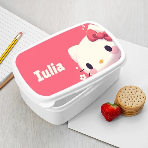 Caserola personalizata cu Hello Kitty si nume