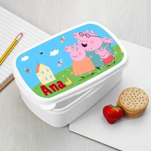 Caserola personalizata cu Peppa Pig si nume