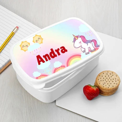 Caserola personalizata cu Unicorn si nume