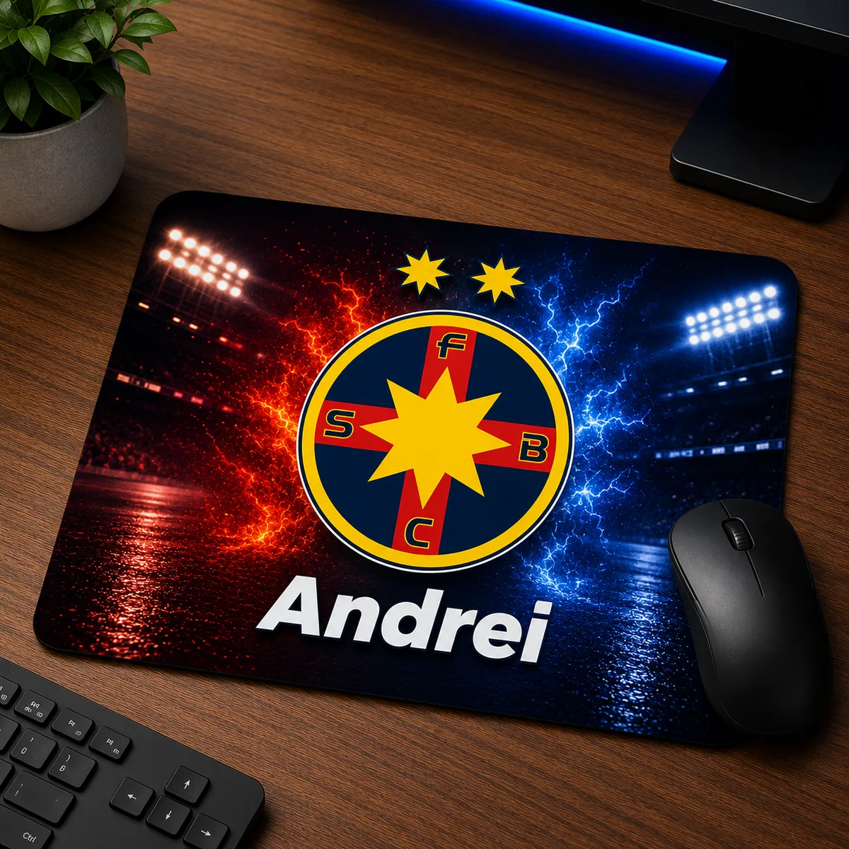 Mousepad FCSB personalizat cu numele tau