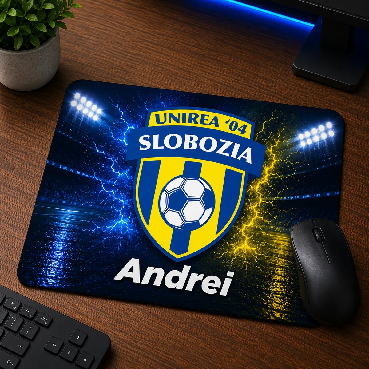 Mousepad Unirea Slobozia personalizat cu numele tau