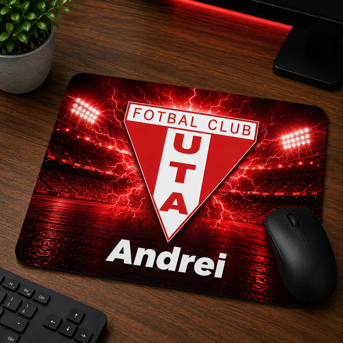 Mousepad UTA Arad personalizat cu numele tau