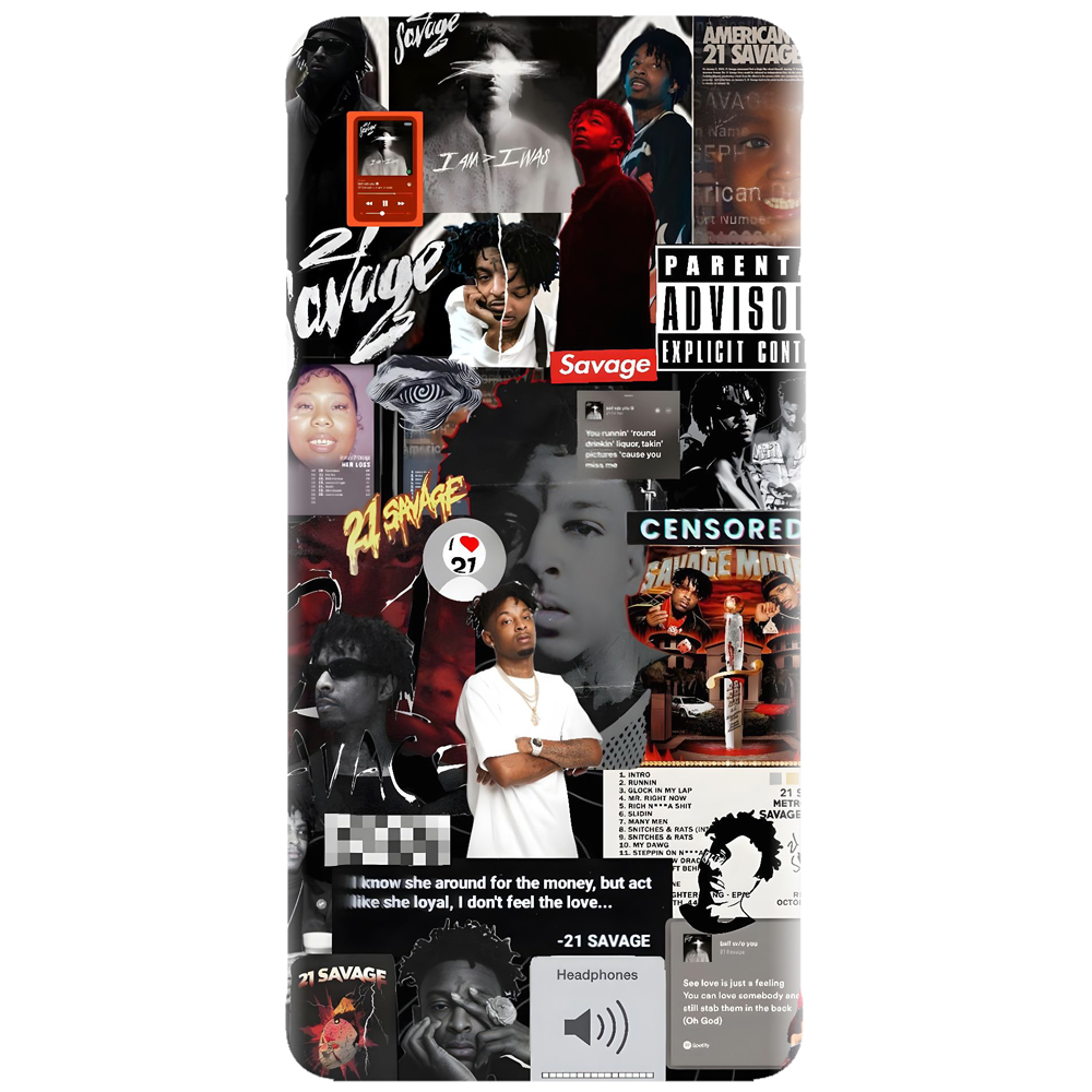 Husa cu 21 Savage Personalizata - model 21 Savage 002