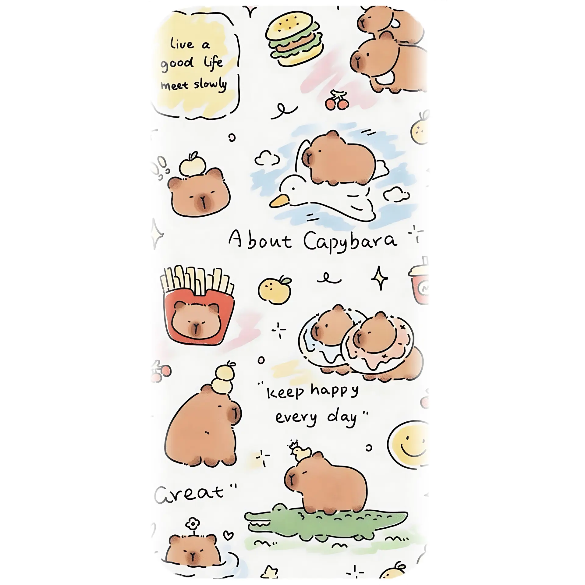 Husa cu Capibara personalizata - model 001