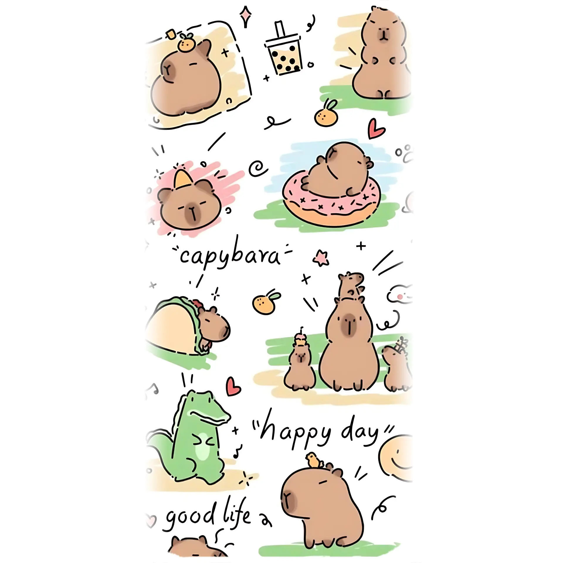 Husa cu Capibara personalizata - model 003