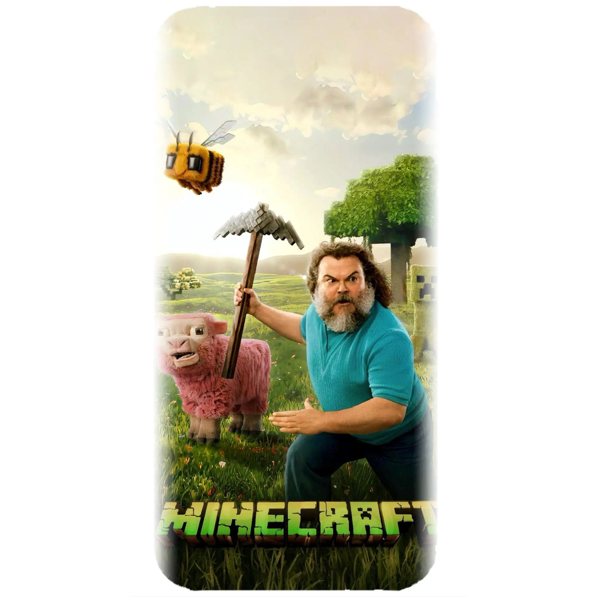 Husa cu Minecraft The Movie - model 004