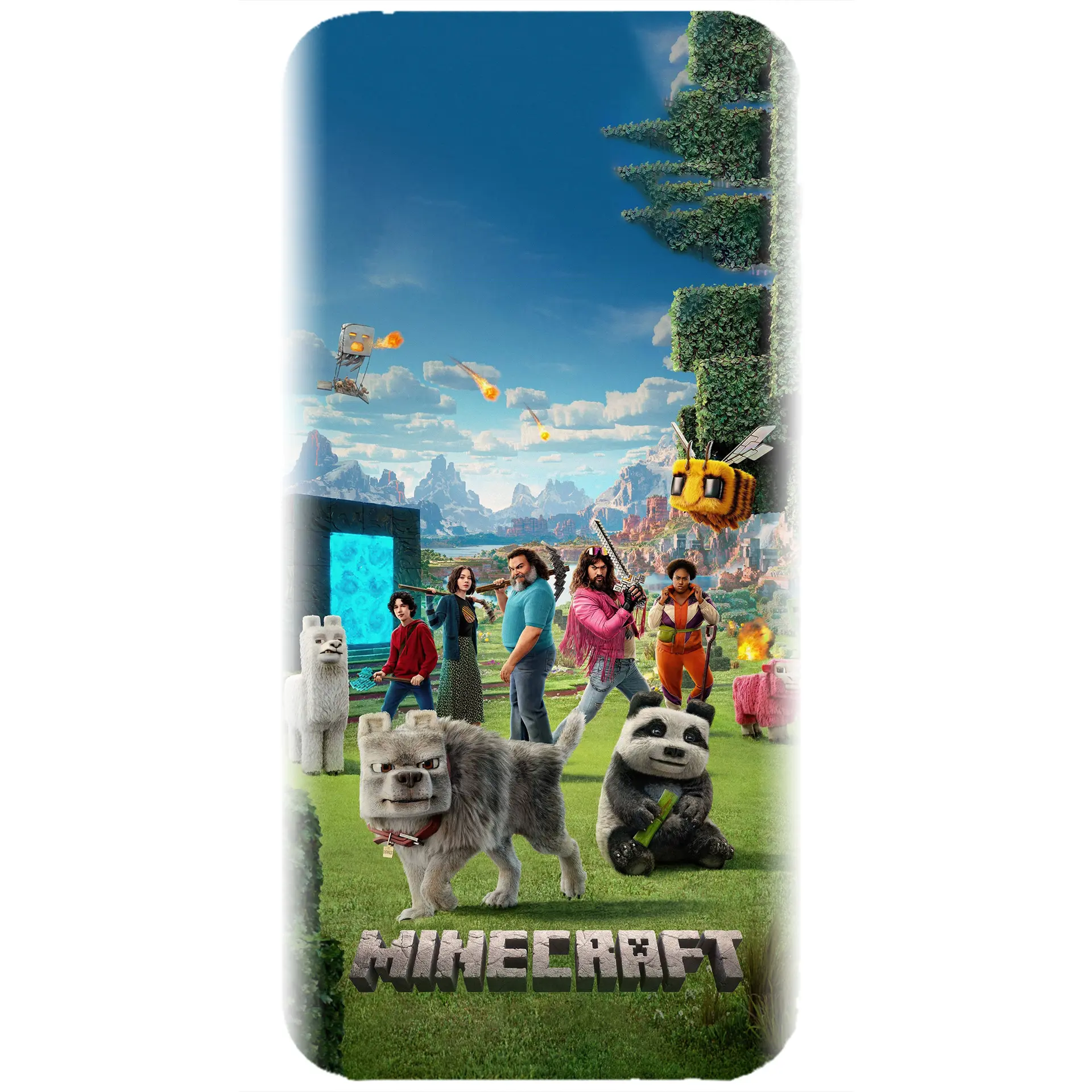 Husa cu Minecraft The Movie - model 005