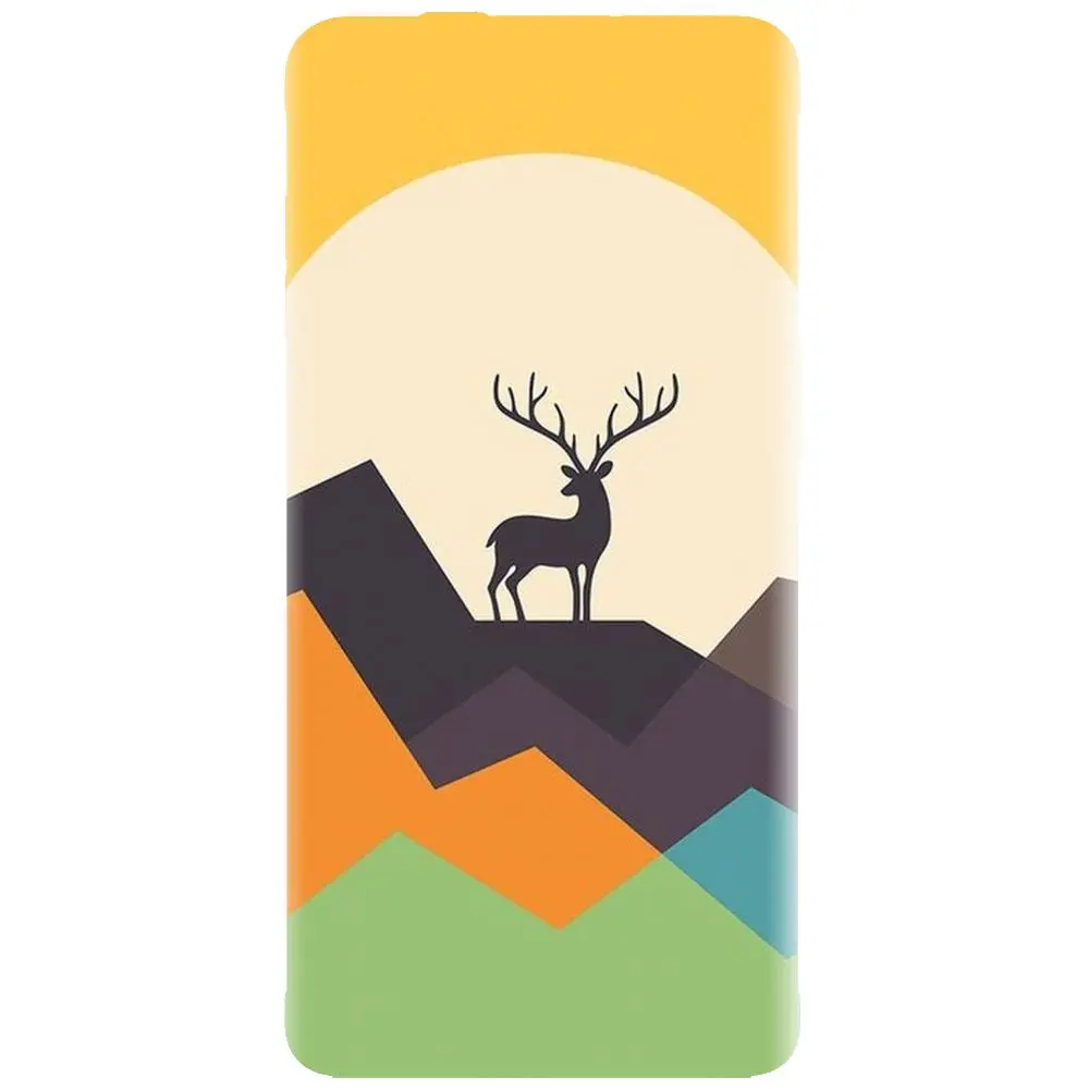 Husa din silicon - model Abstract Deer