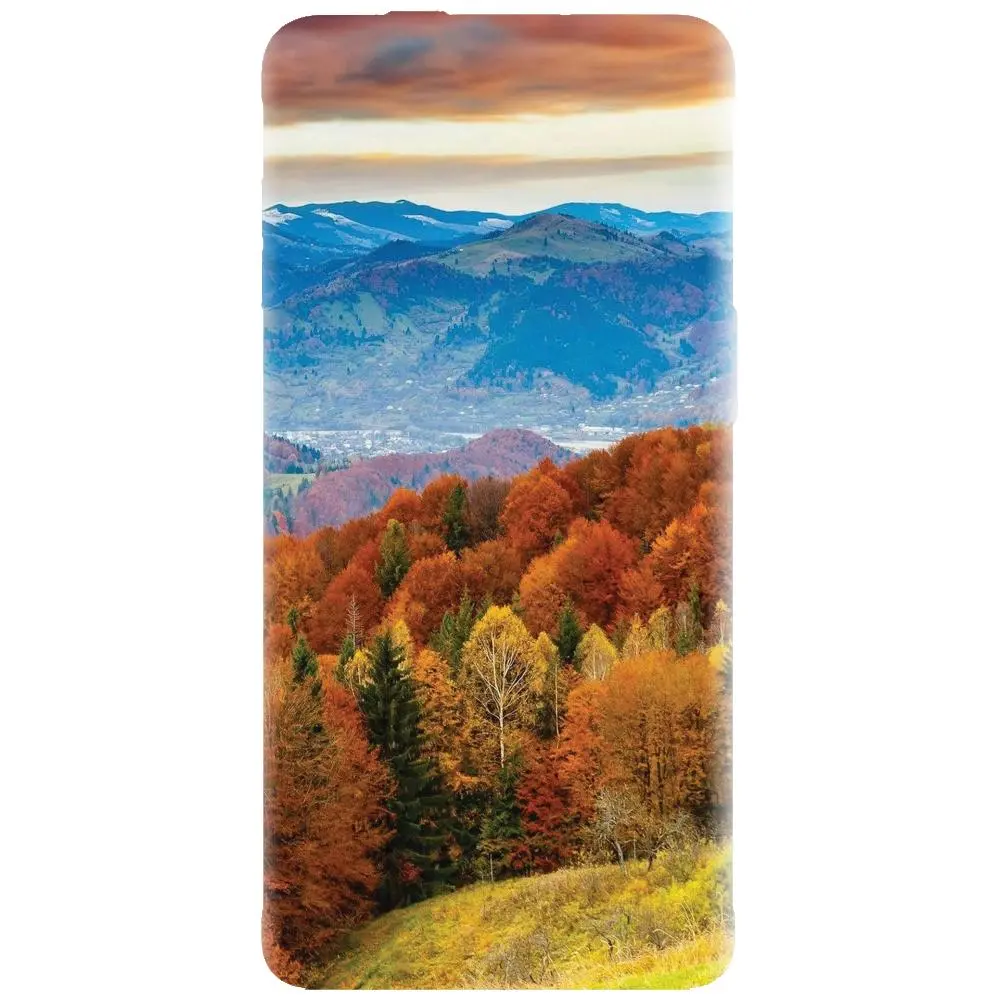 Husa din silicon - model Autumn Mountain Fall Rusty Forest