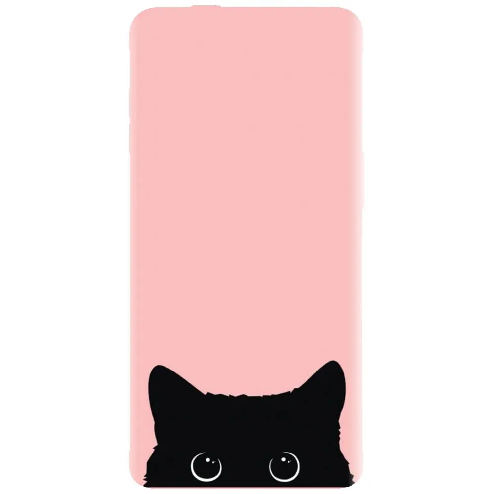 Husa din silicon - model Black Cat