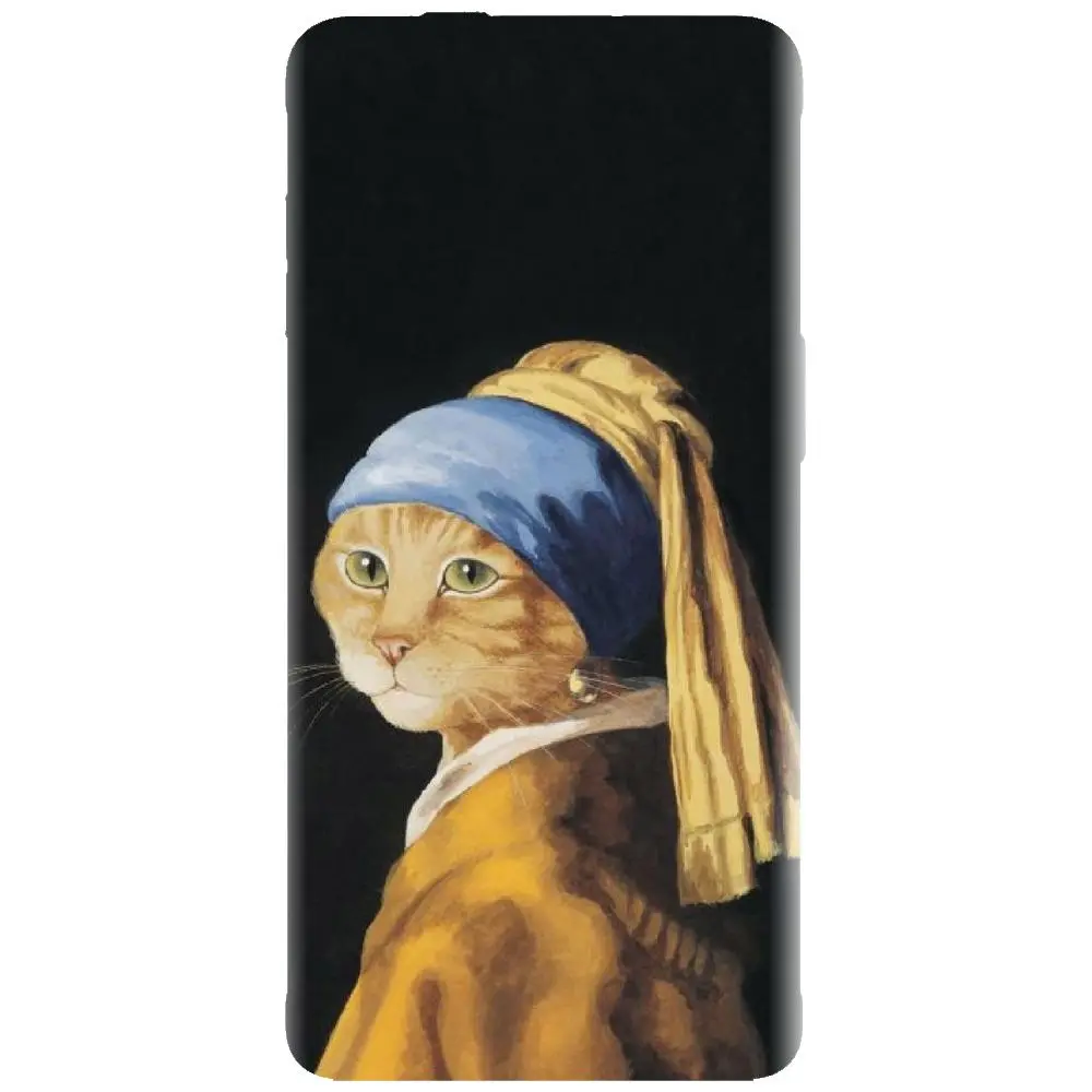 Husa din silicon - model Cat With A Pearl Earring