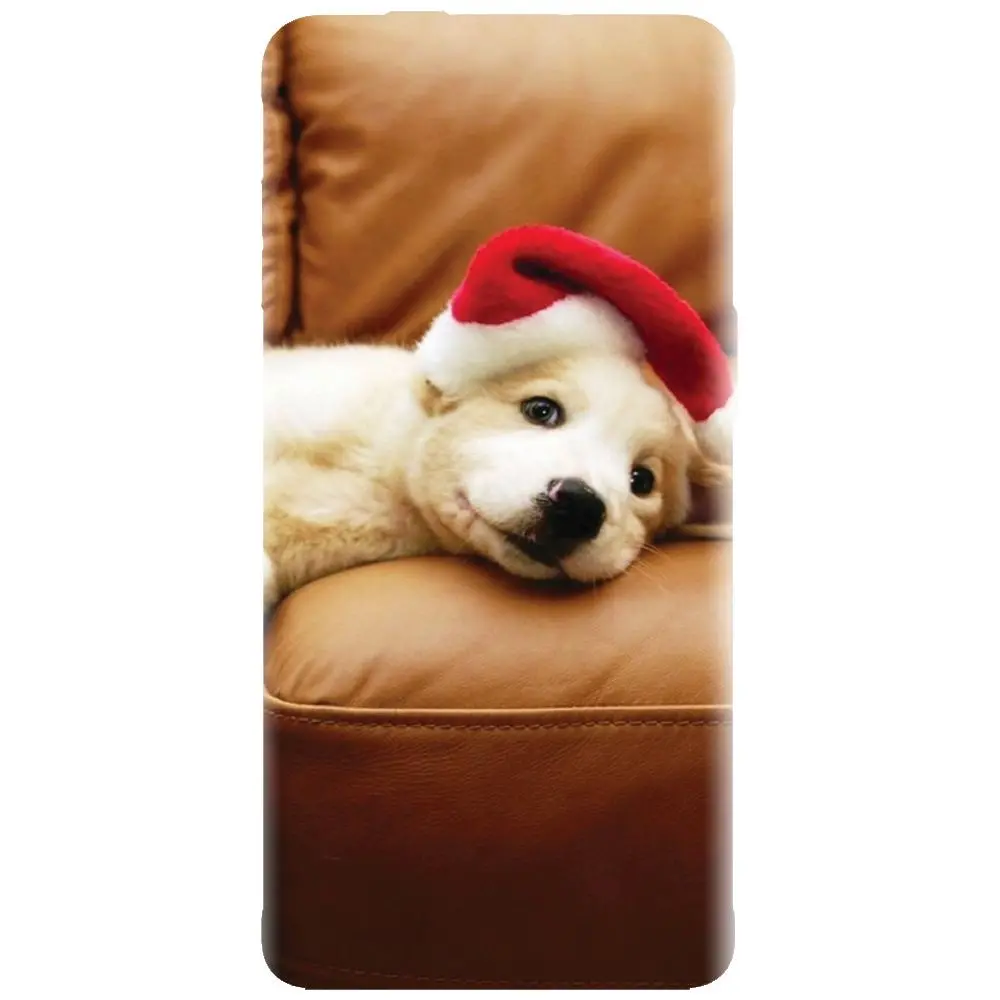 Husa din silicon - model Christmas Puppy