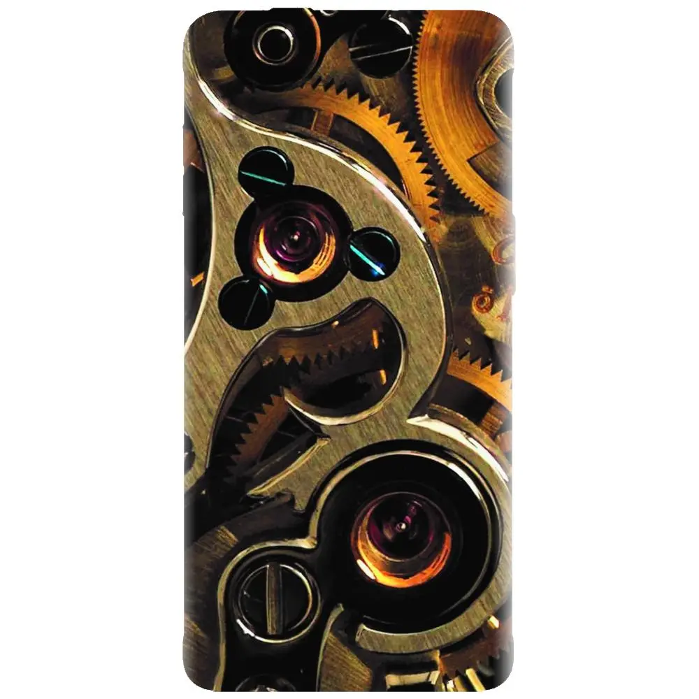 Husa din silicon - model Clock Mechanism