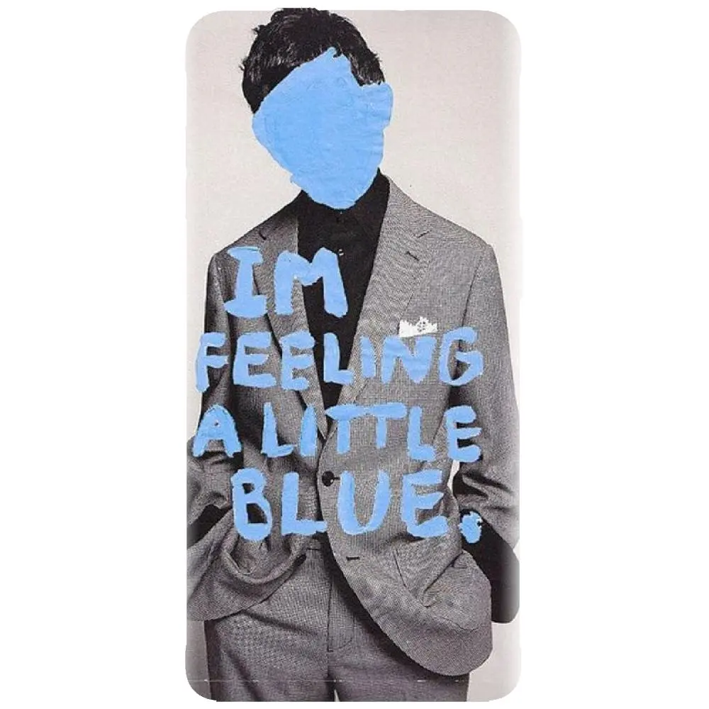 Husa din silicon - model Collage Feelin Blue