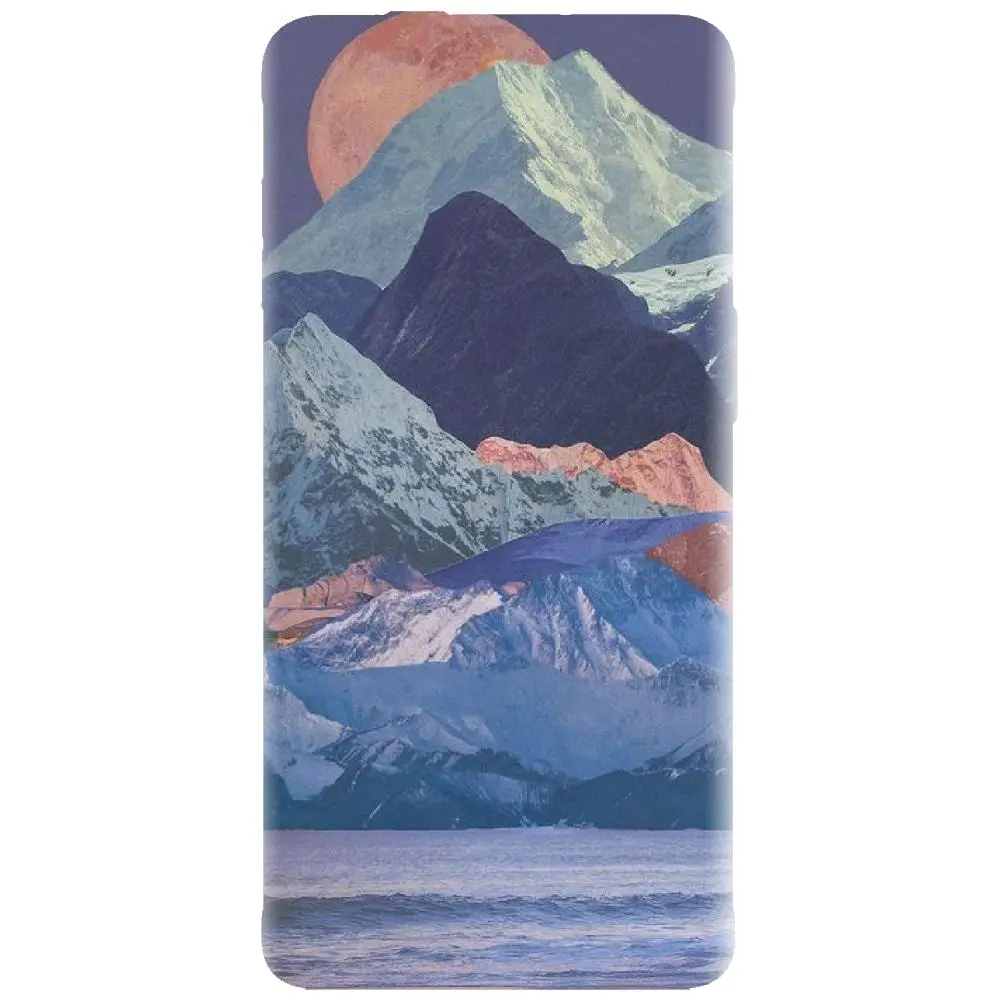 Husa din silicon - model Collage Mountain