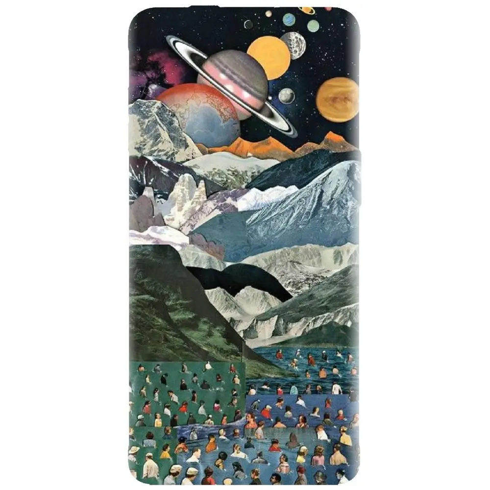 Husa din silicon - model Collage