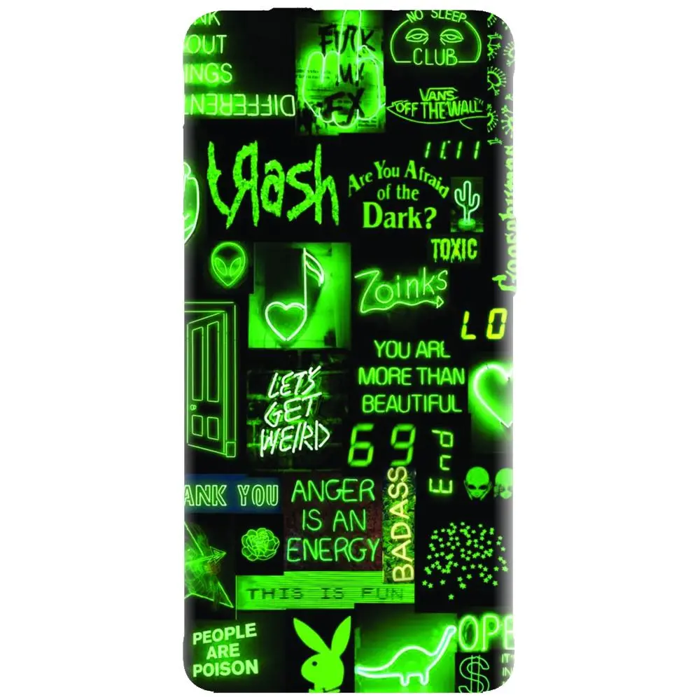 Husa din silicon - model Fresh Green