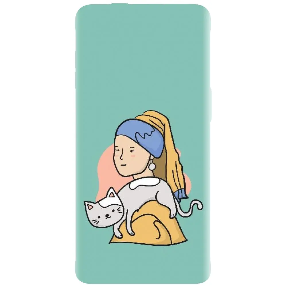 Husa din silicon - model Girl With A Pearl Earring