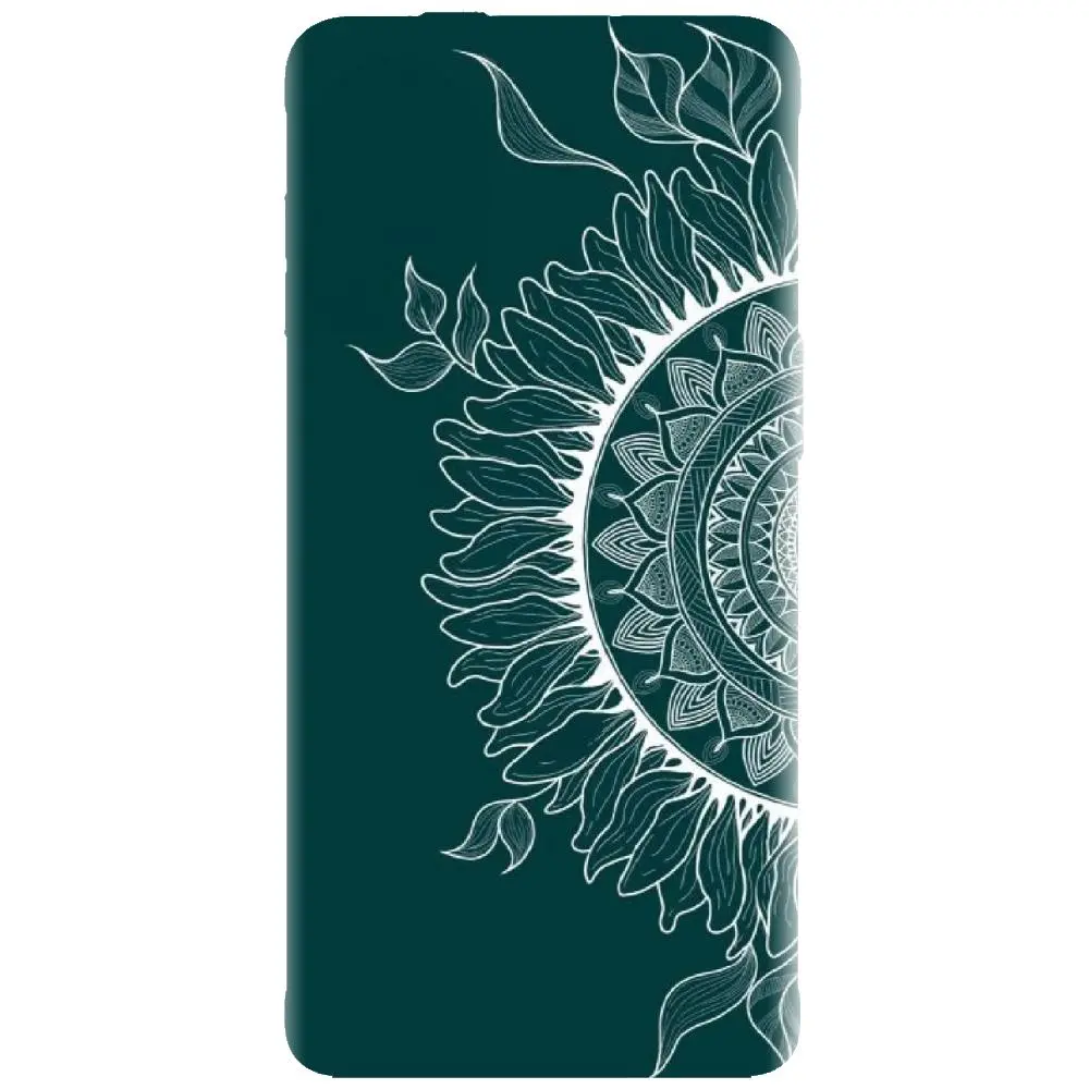 Husa din silicon - model Green Mandala