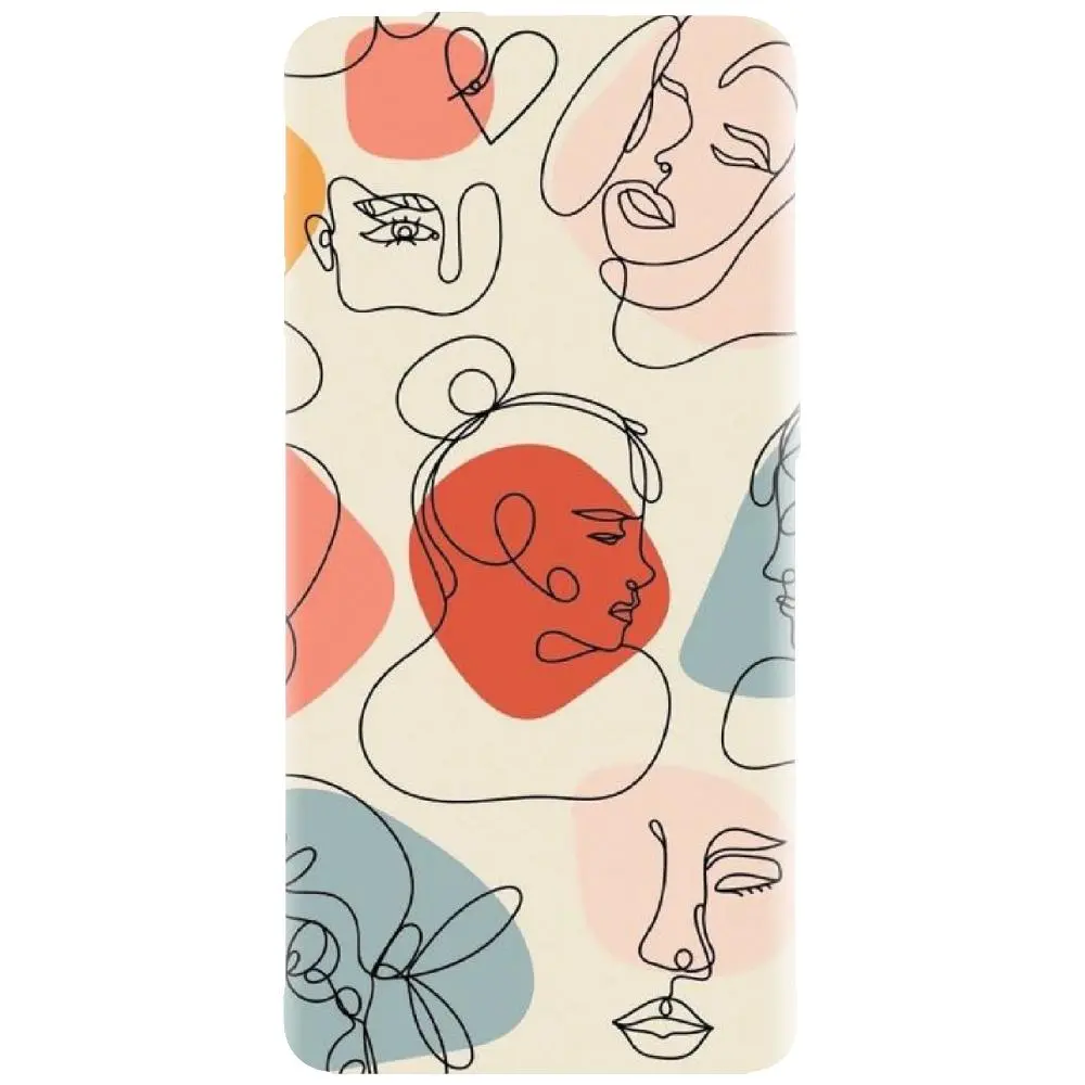 Husa din silicon - model Line Art Memories