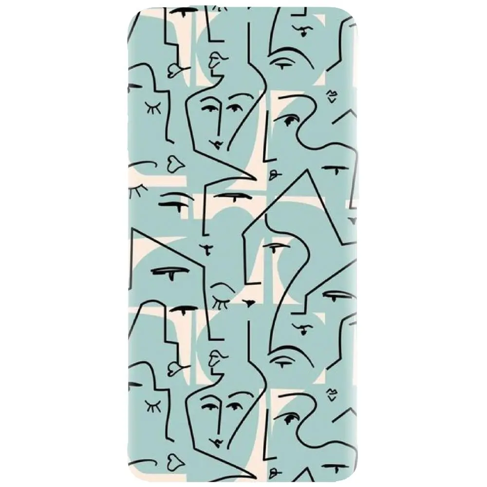 Husa din silicon - model Line Art Pattern