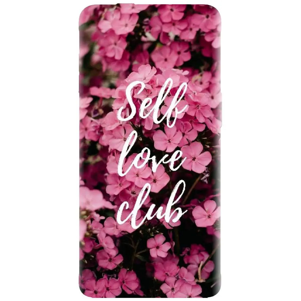 Husa din silicon - model Love Self Love Club