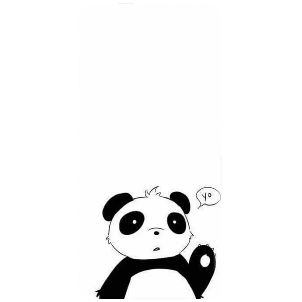 Husa din silicon - model Panda Cellphone