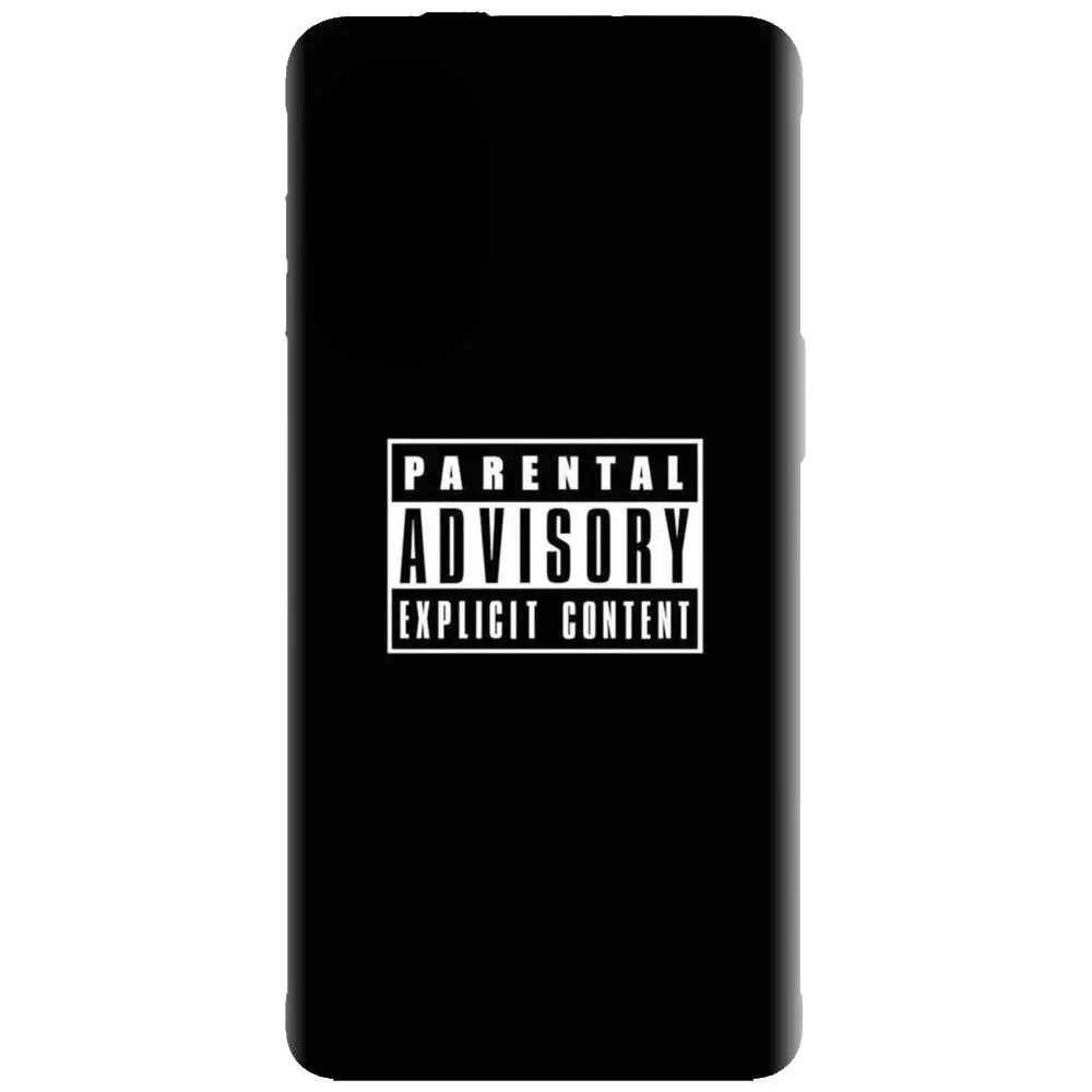 Husa din silicon - model Parental Advisory