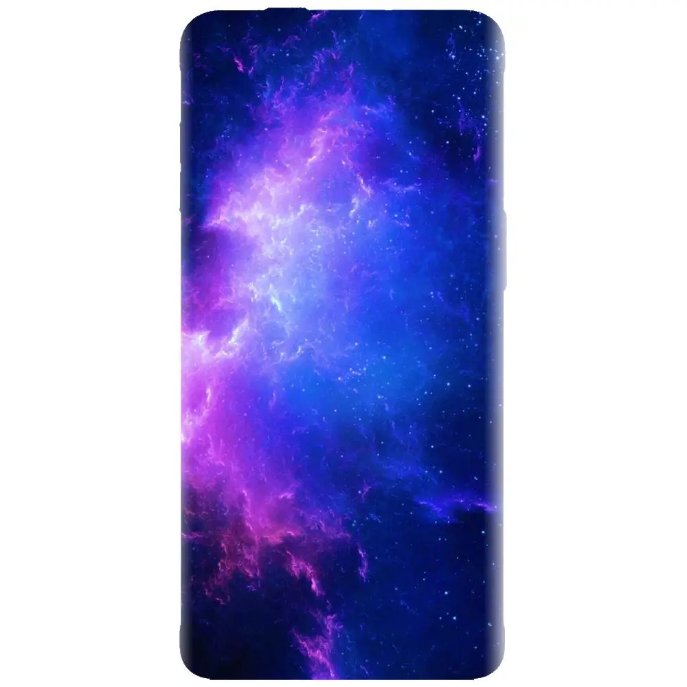 Husa din silicon - model Purple Space Nebula