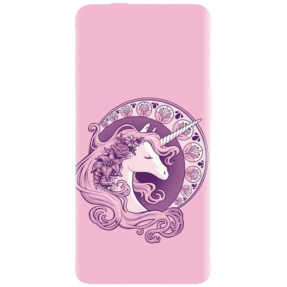 Husa din silicon - model Purple Unicorn