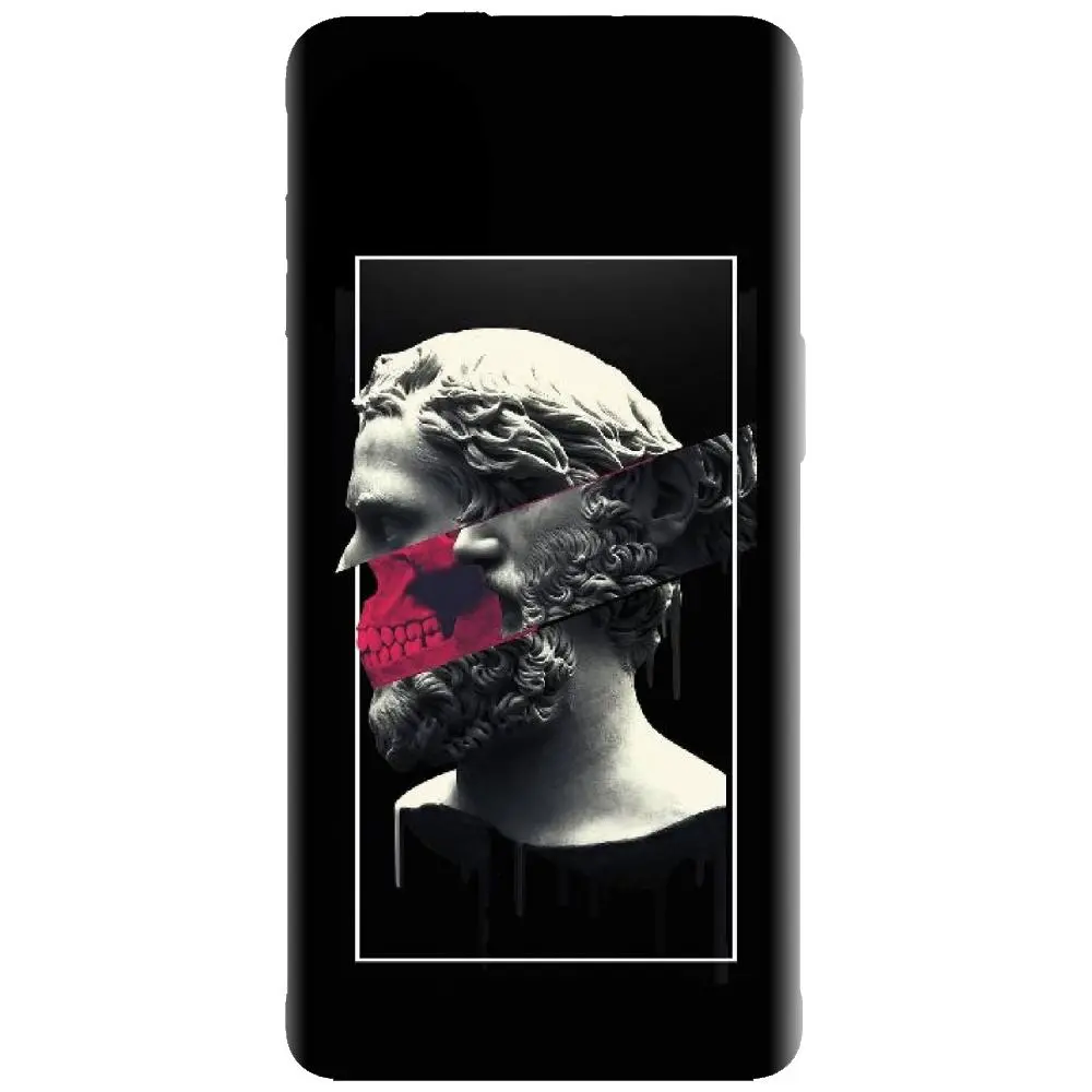 Husa din silicon - model Smoking Sculpture