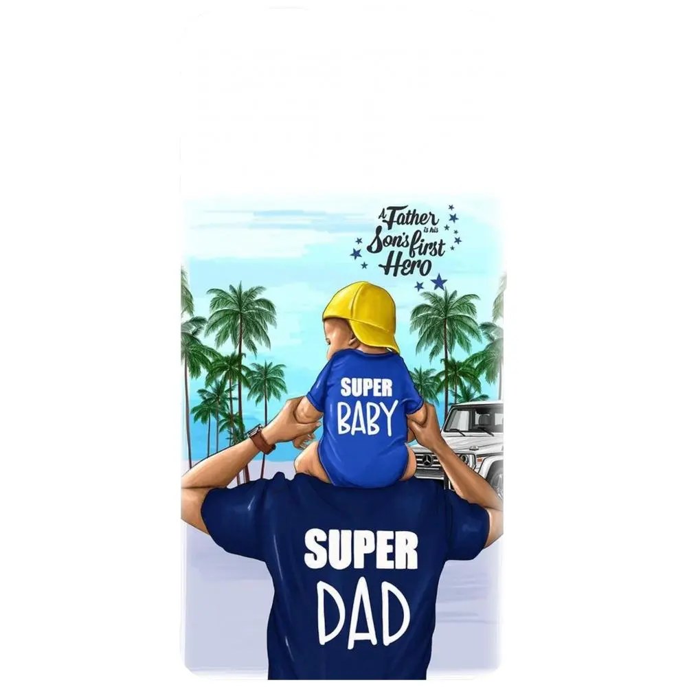 Husa din silicon - model Super tata