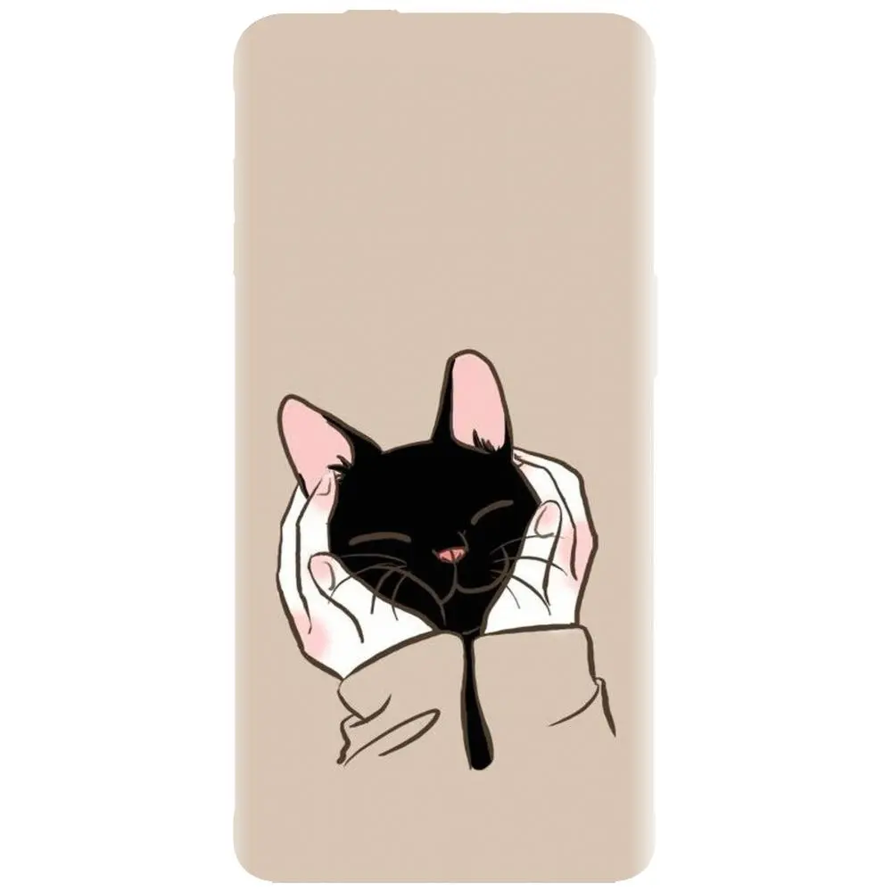 Husa din silicon - model Th Black Cat In Hands