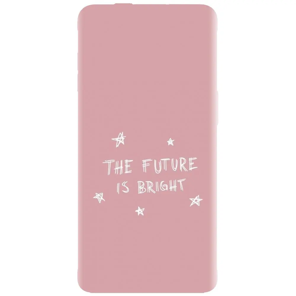 Husa din silicon - model The Future Is Bright