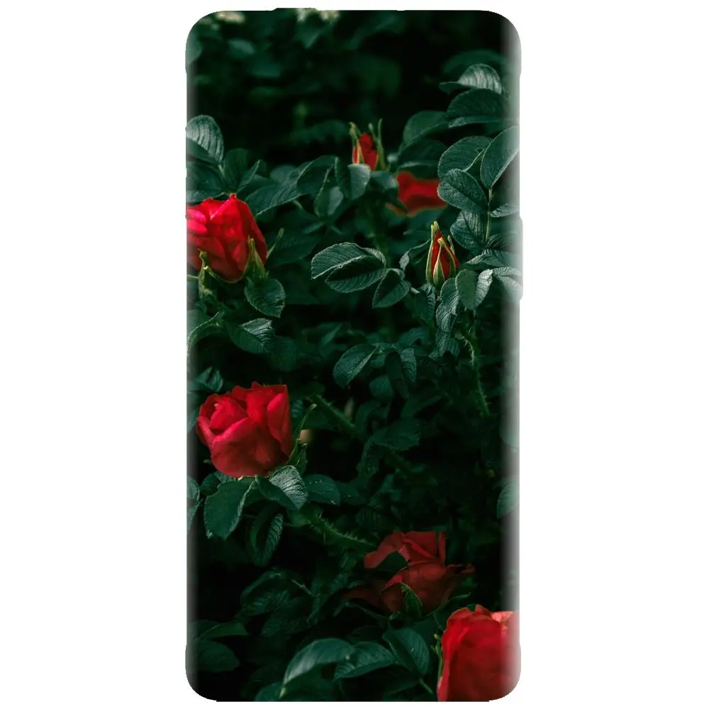 Husa din silicon - model Trandafiri Rosii