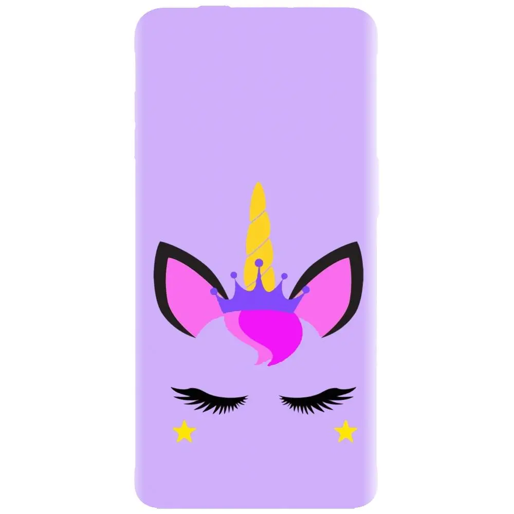 Husa din silicon - model Unicorn Shine