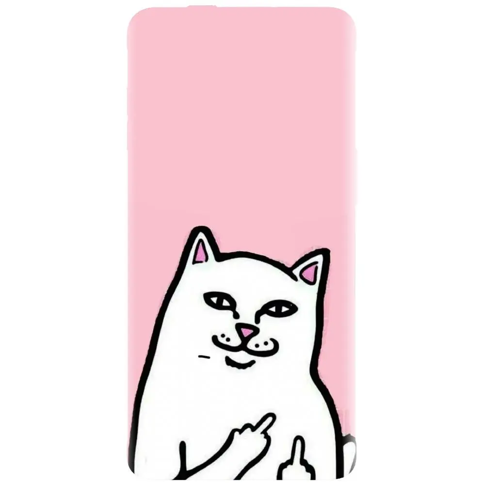 Husa din silicon - model White Cat