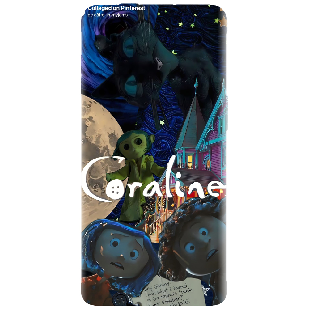 Husa Personalizată cu Filme de Groază - model Coraline 005