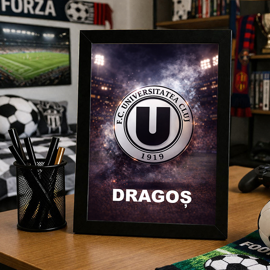 Tablou Universitatea Cluj personalizat cu numele tau