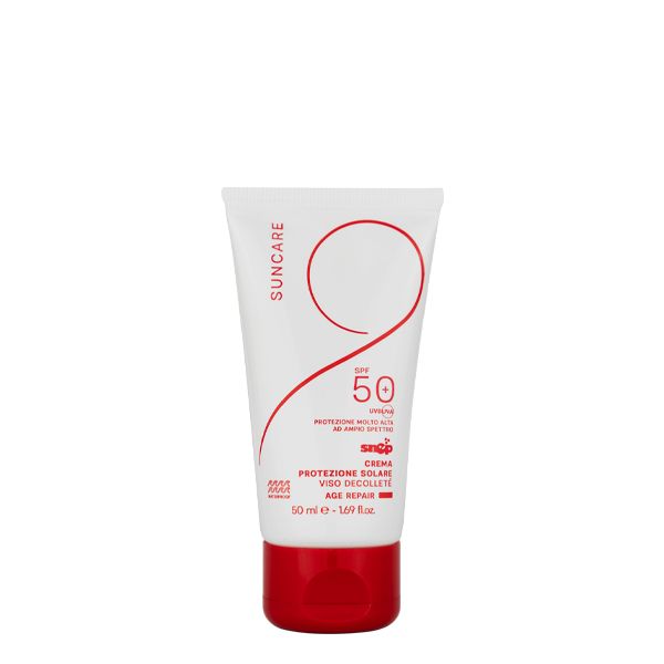 CREMĂ DE PROTECȚIE SOLARĂ PENTRU FAȚĂ ȘI DECOLTEU SPF 50 +