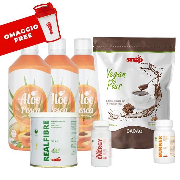 FIT9 DETOX VEGAN CACAO + ALOE PIERSICĂ